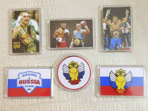 Магниты с символикой российского бокса