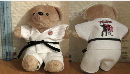 Сувенир для карате-шотокан - медвежонок в кимоно
